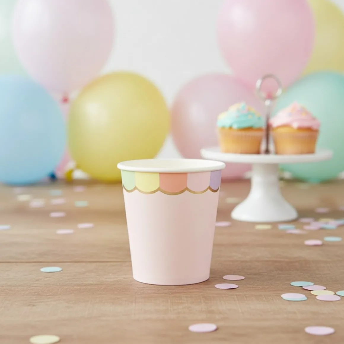 Pastel Papkrus Regnbue