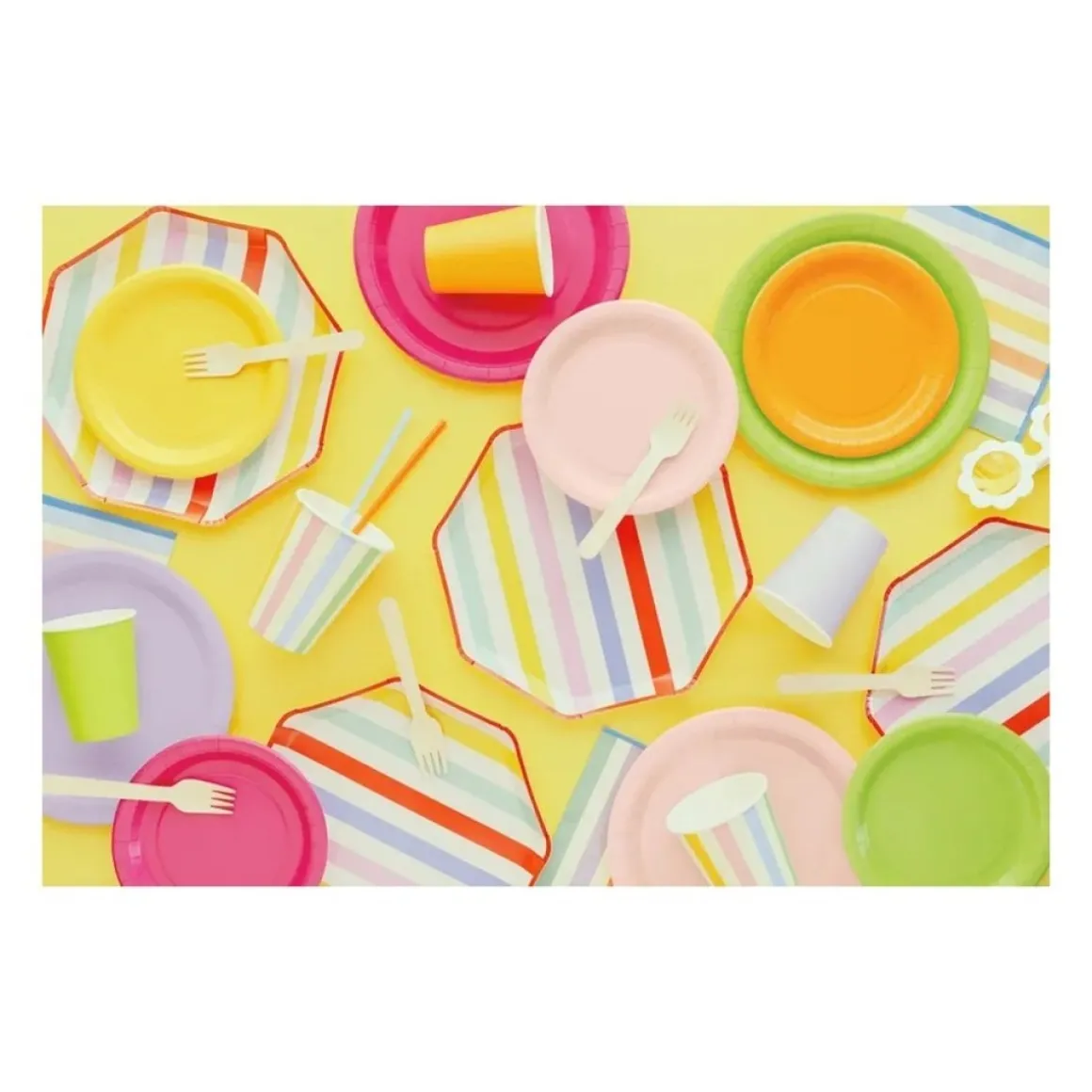 Pastel Mix Paptallerkener