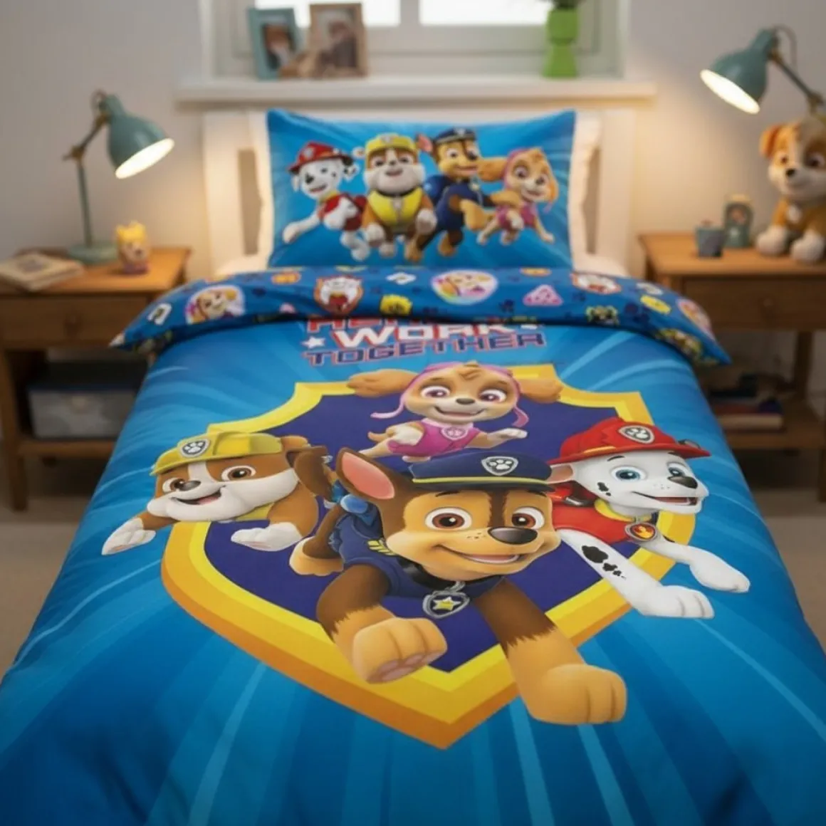 Paw Patrol® Teamwork Bomuld Sengetøj