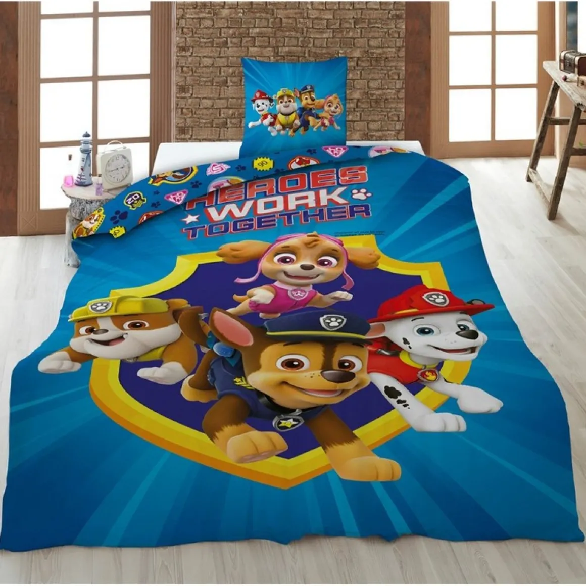 Paw Patrol® Teamwork Bomuld Sengetøj