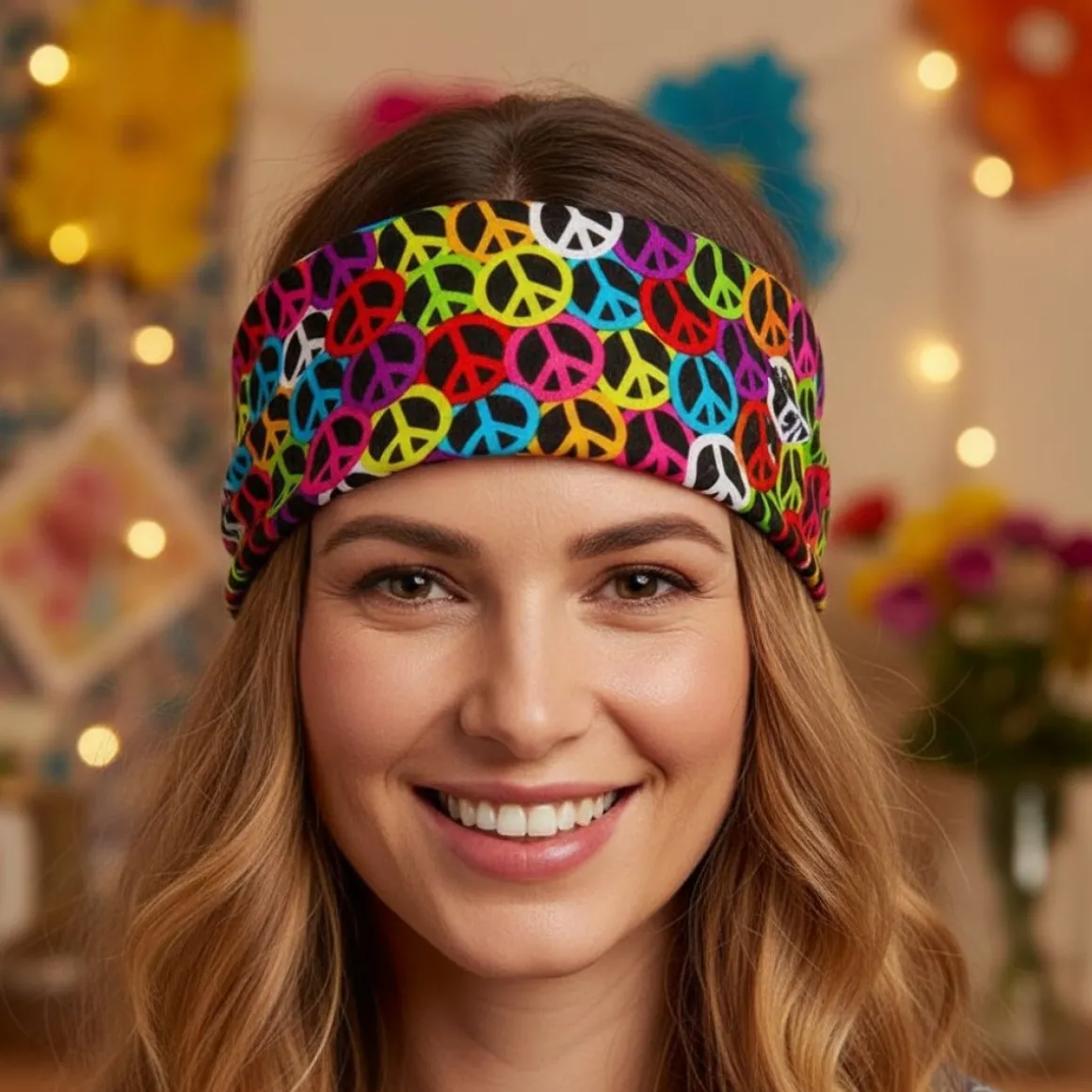 Peace Bomuldsbandana