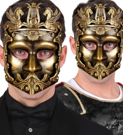Pegasus Gladiator Maske Guld