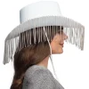 Perle Cowboyhat Hvid