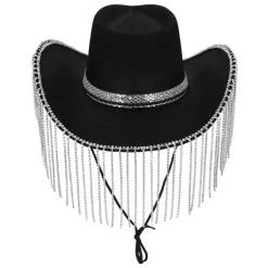 Perle Cowboyhat Sort