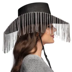 Perle Cowboyhat Sort