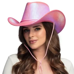 Perlemor Cowboyhat Lyserød