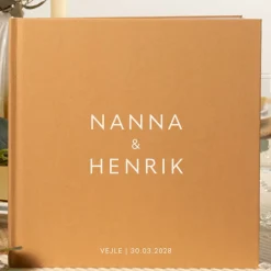 Personaliseret Gæstebog Kunstlæder