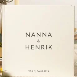 Personaliseret Gæstebog Kunstlæder