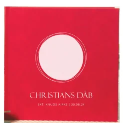 Personlig Dåbsgæstebog Cherished Circles