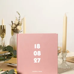 Personlig Gæstebog Elegant Minimalisme