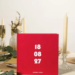 Personlig Gæstebog Elegant Minimalisme