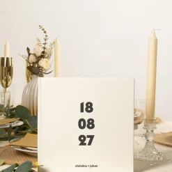Personlig Gæstebog Elegant Minimalisme