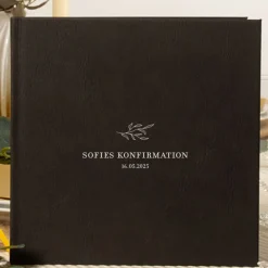 Personlig Konfirmationsgæstebog Botanical Touch