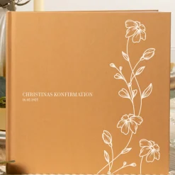 Personlig Konfirmationsgæstebog Petal Perfection