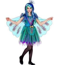 Påfugl Børnekostume