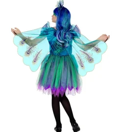 Påfugl Børnekostume