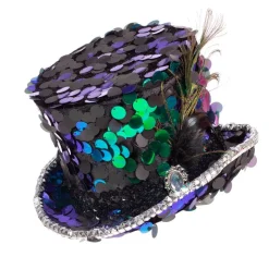 Påfugl Paillet Tophat