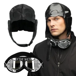 Pilot Hat & Briller