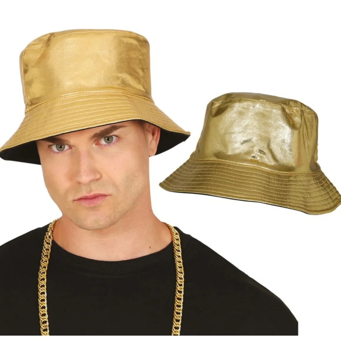 Pimp Bøllehat Guld