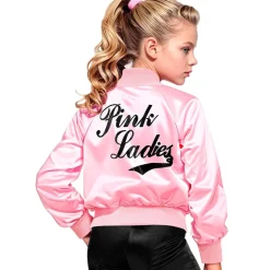 Pink Ladies Satinjakke