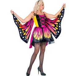 Pink Sommerfugl Kostume