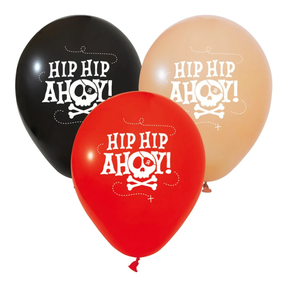 Pirat Hip Hip Ahoy Latexballoner