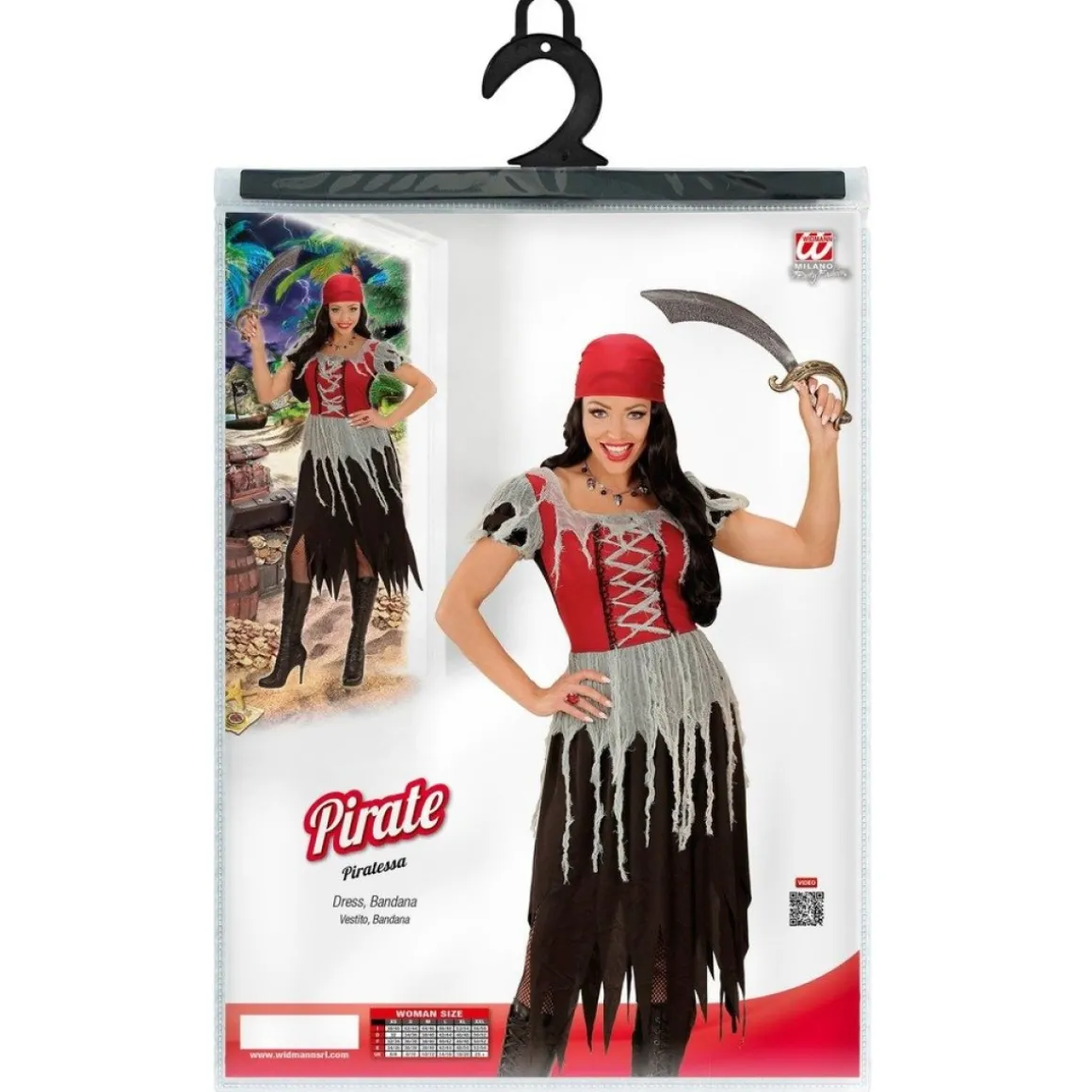 Piratkvinde Kostume