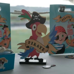 Pirat Papegøje Bordpynt Figur