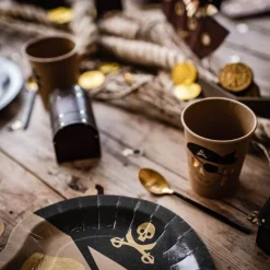 Pirat Papkrus Kraft/Sort/Guld