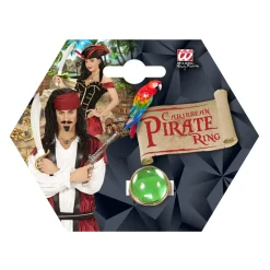 Pirat Ring Grøn/Guld