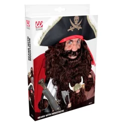 Piratskæg Brun