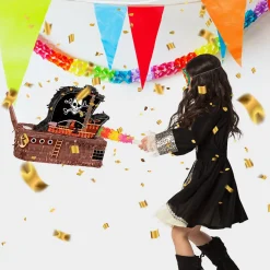 Piratskib Piñata Brun