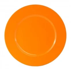 Plast Dækketallerken Orange