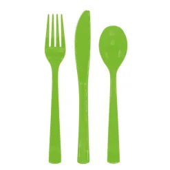 Plastikbestik Grøn