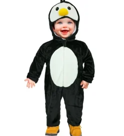 Plysset Pingvin Babykostume