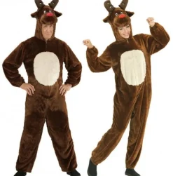 Plysset Rensdyr Kostume
