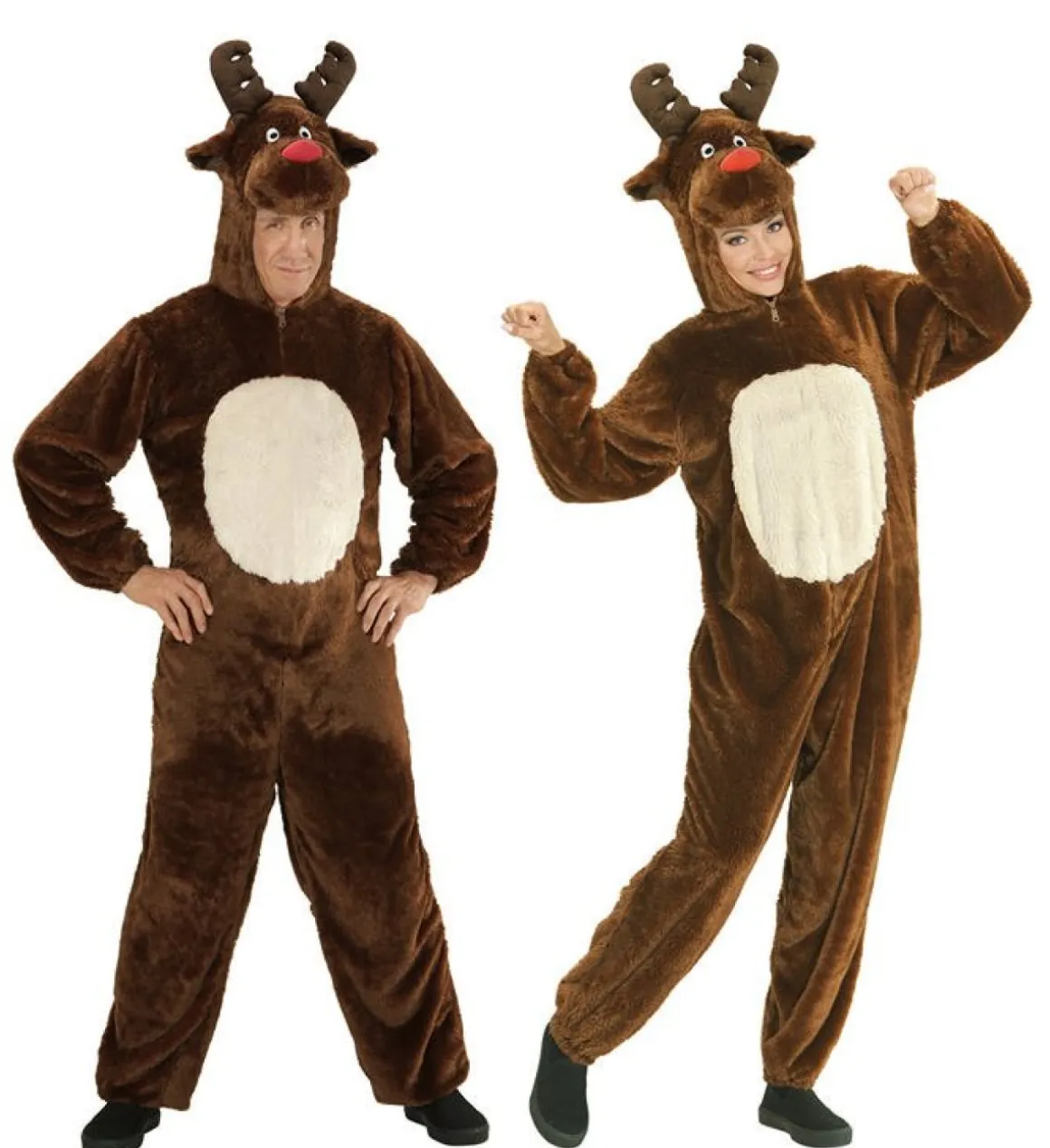 Plysset Rensdyr Kostume