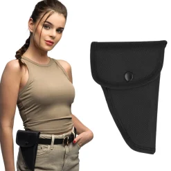 Politi Pistolhylster Sort