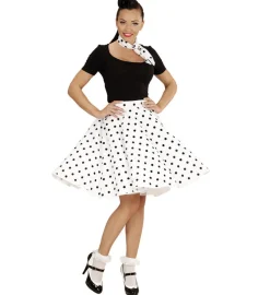 Polka 50'er Nederdel