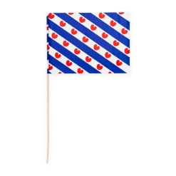 Pompebled Flag På Pinde