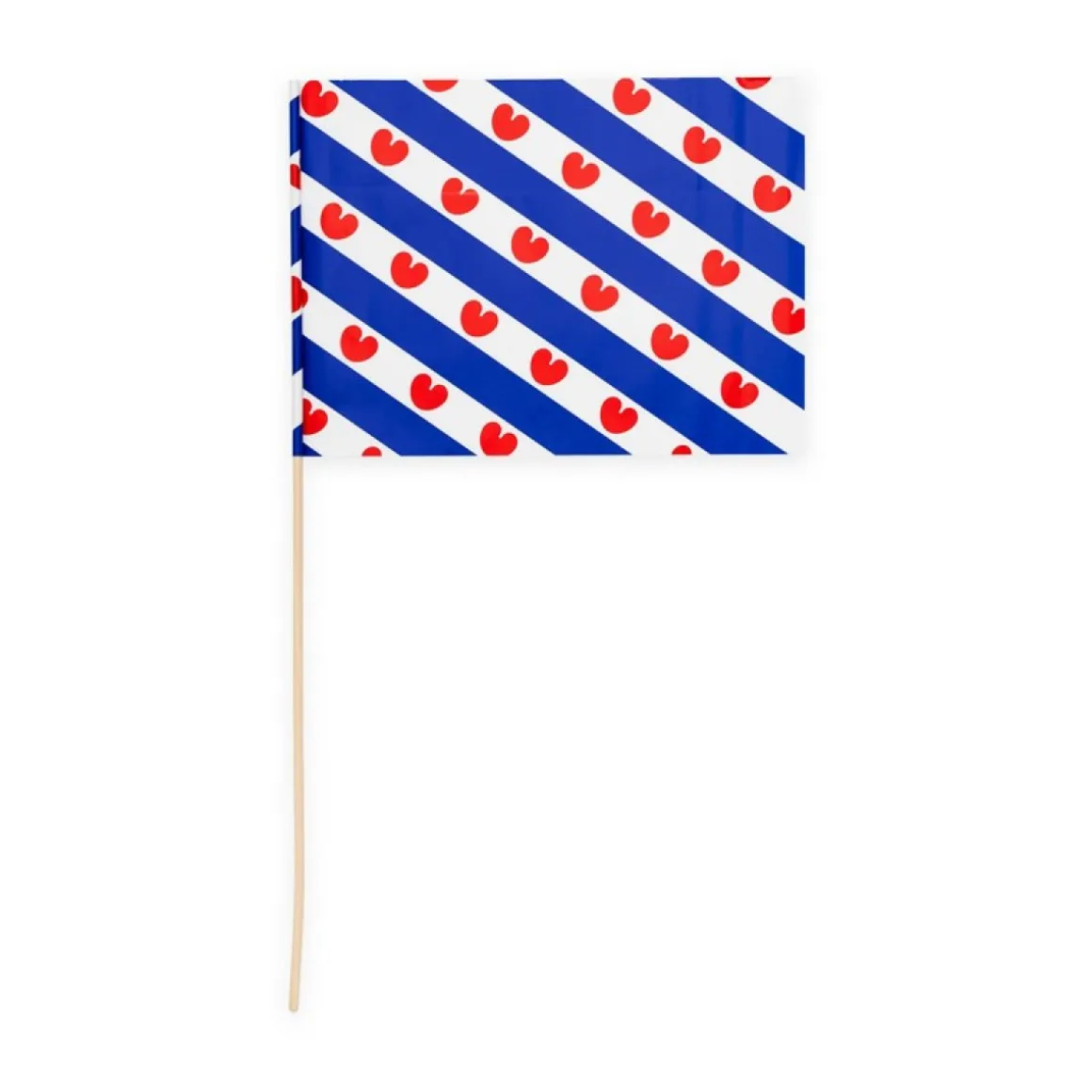Pompebled Flag På Pinde