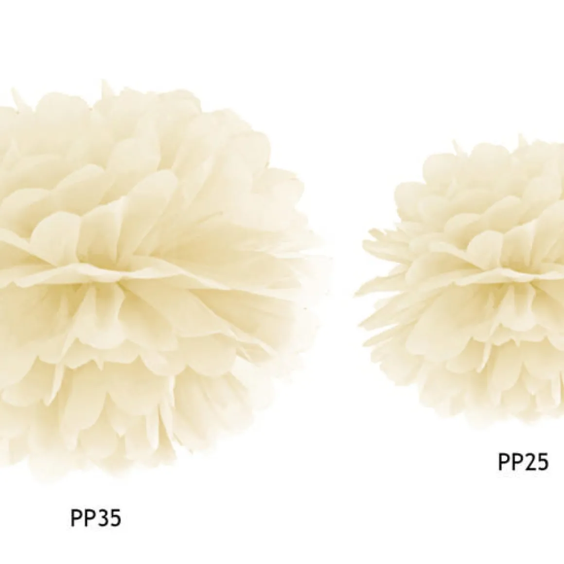 Pompom Cremehvid