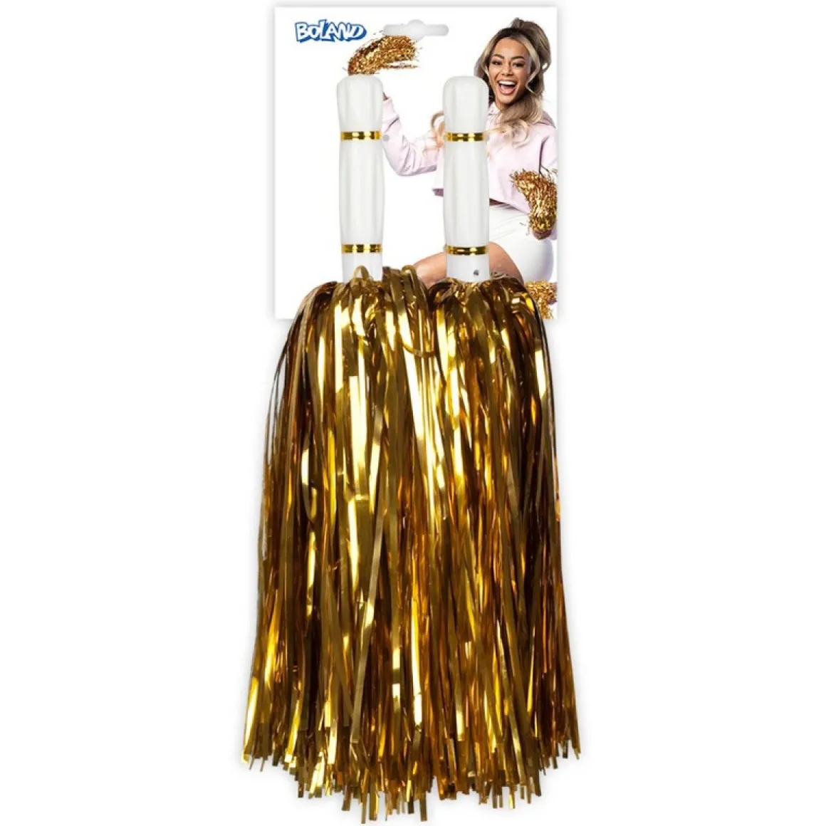 Pom Pom'er Metallisk Guld