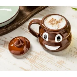 Poop Emoji Krus Brun