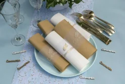Premium Plastiktallerkener Himmelblå