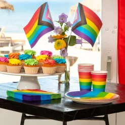 Pride Paptallerkener Regnbue
