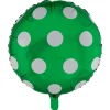 Prikket Folieballon Grøn