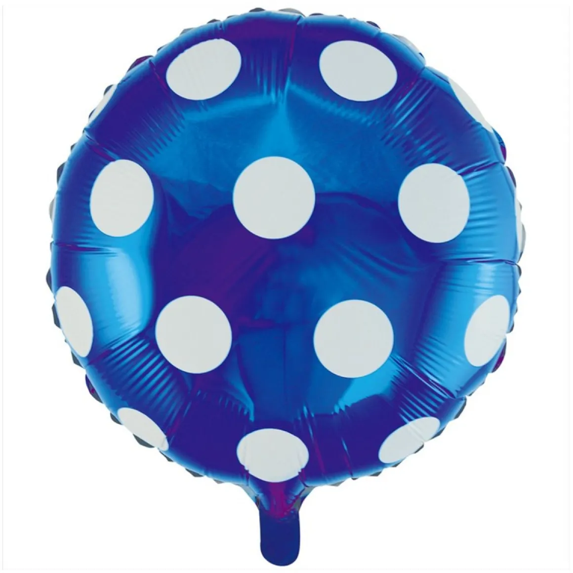 Prikket Folieballon Blå