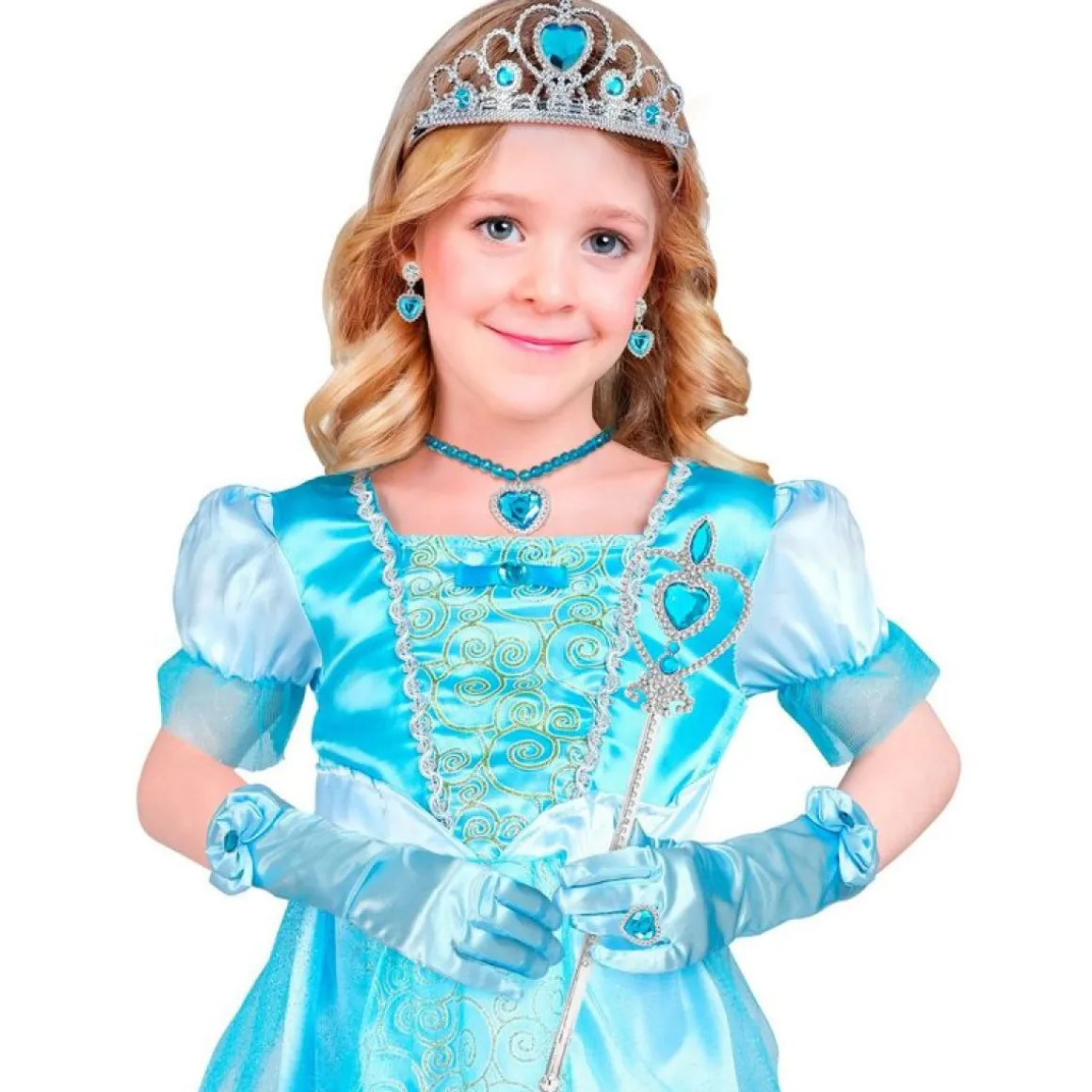 Prinsesse Børnesæt Lyseblå