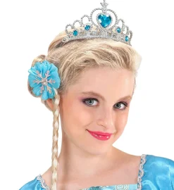 Prinsesse Børnetiara Sølv/Turkis